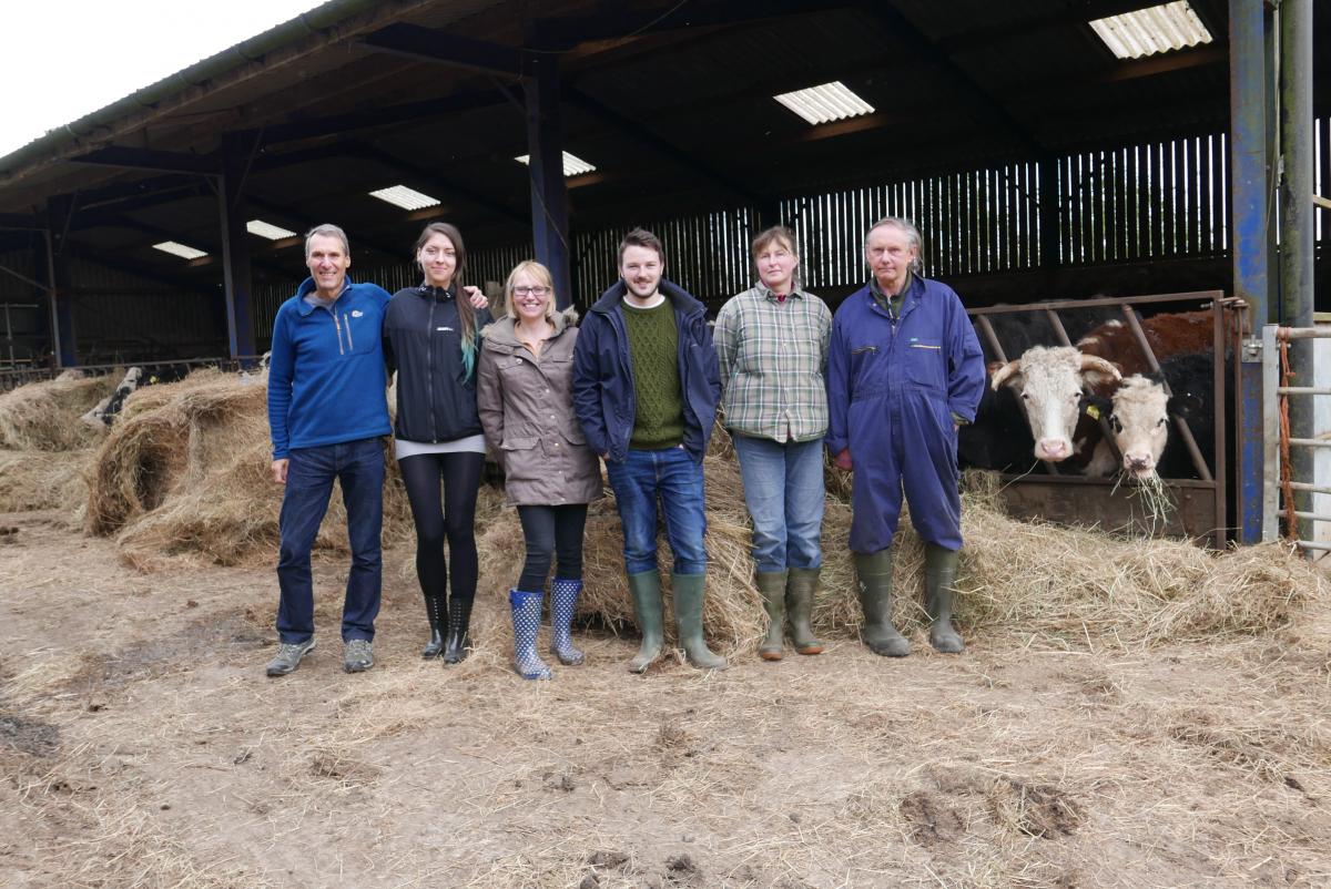 The Vegan Society with the farmers