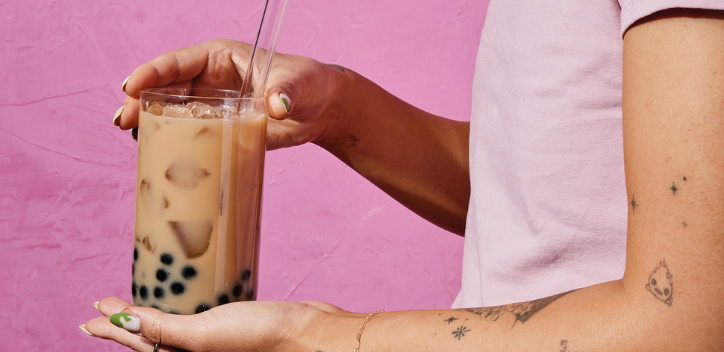 Homemade Bubble Tea with Coconut Sugar Simple Syrup | The Vegan Society
