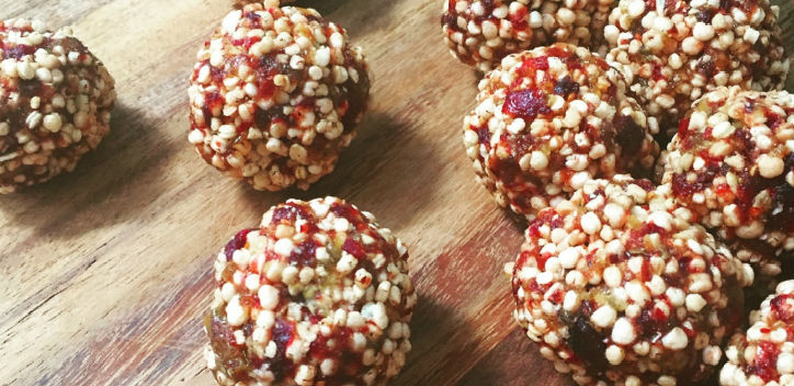 Cranberry and quinoa energy balls | The Vegan Society