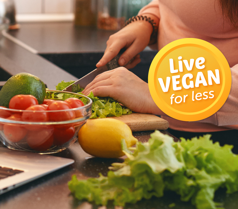 Vegan living doesn't need to break the bank - use our tips and recipes to enjoy tasty meals on a budget