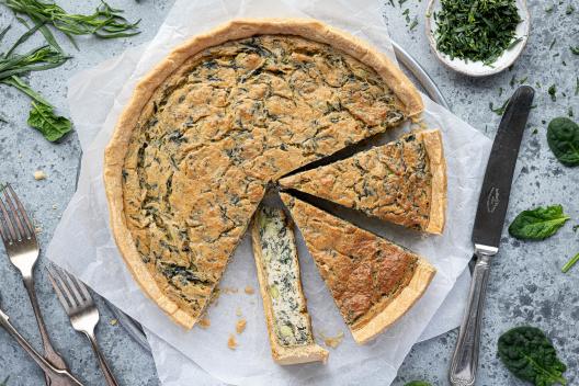 Vegan Coronation Quiche