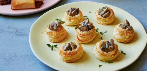 Mushroom and Tyme canapes