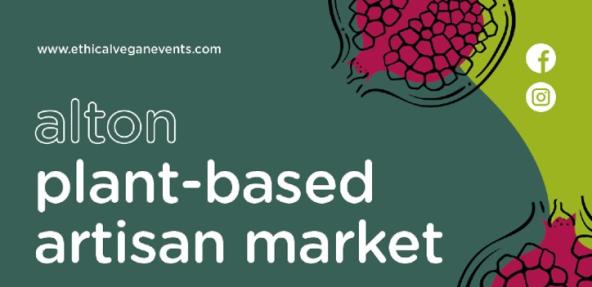 Alton plant-based artisan market graphic