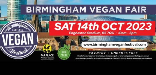 Birmingham vegan festival banner