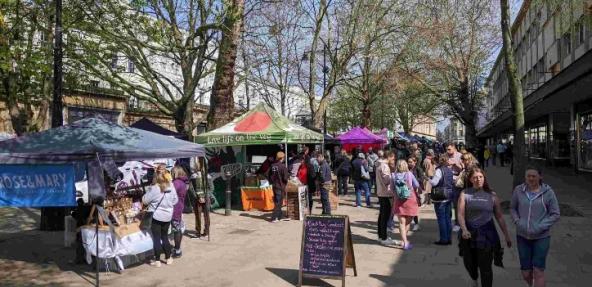 Cheltenham vegan fair stalls