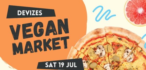Devizes vegan market graphic