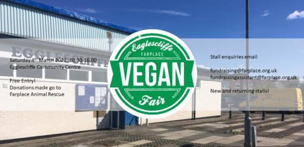 Eaglescliffe vegan fair event banner