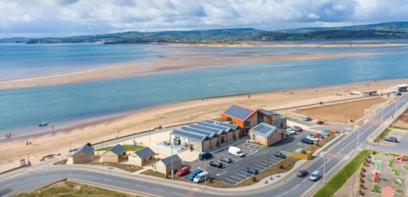 View of Exmouth beach