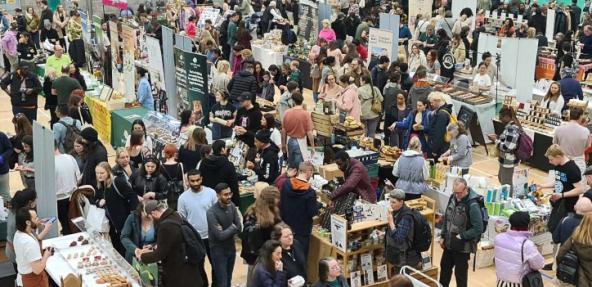 Leicester vegan festival stalls