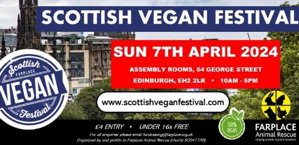 Scottish vegan festival graphic