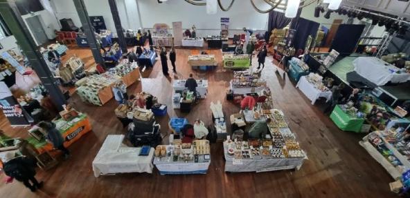 Swansea vegan fair market stalls