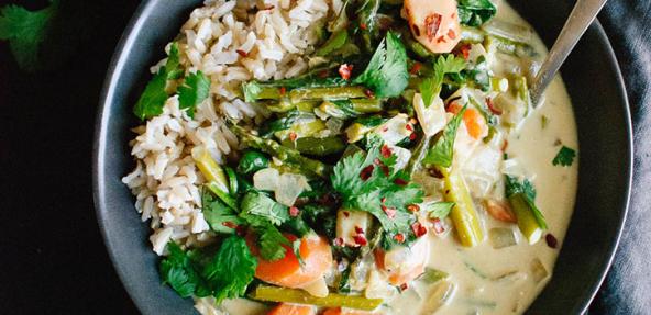 Thai green curry