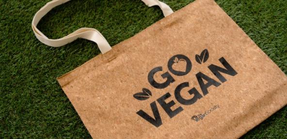 Go vegan tote bag