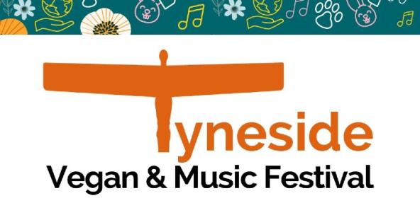 Tyenside vegan and music festival graphic