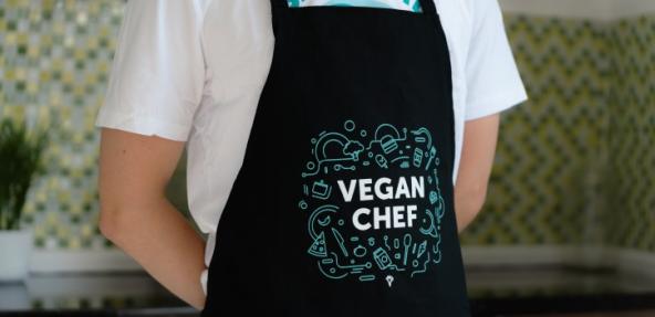 Vegan chef apron
