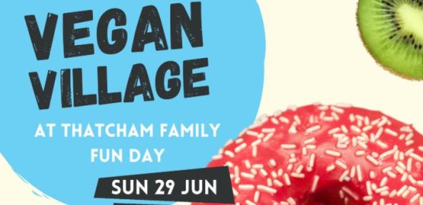 Vegan village graphic