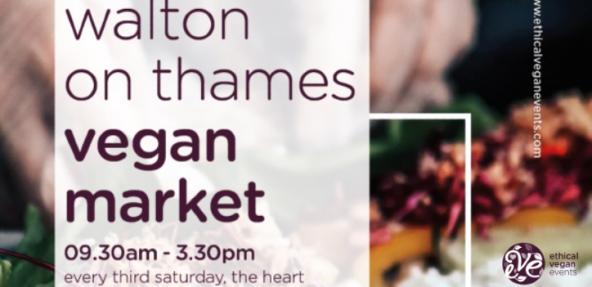 Walton on Thames Vegan Market event banner