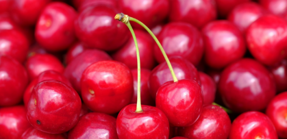 Close up of cherries