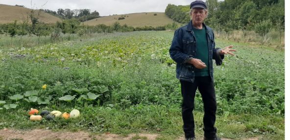 Pioneering stock-free grower, Iain ‘Tolly’ Tolhurst, Tolhurst Organic farm.