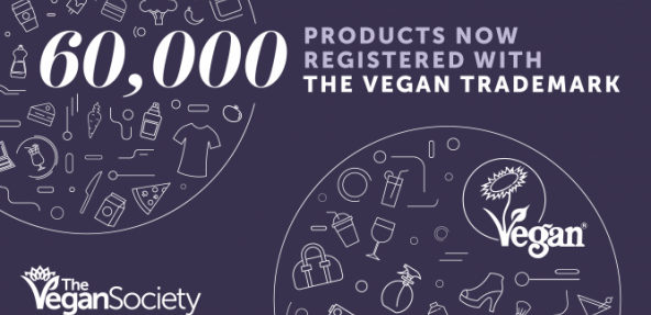 Vegan Trademark hits 60k with Smurtiff Kappa logo in purple