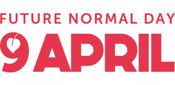 Future Normal Day Logo in red