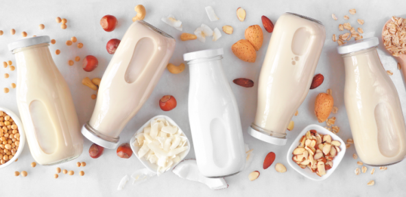 Selection of plant milk