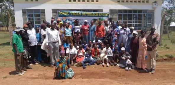 Sondu Vegan Outreach Event group photo