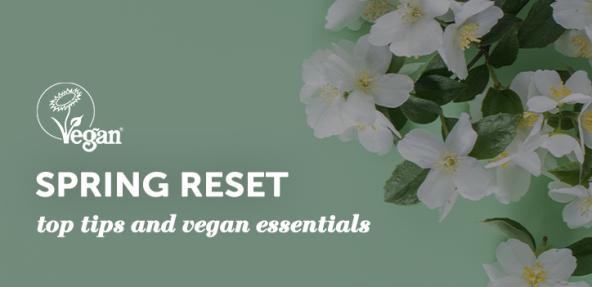 Vegan Trademark spring reset graphic