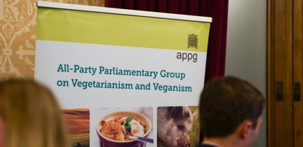All-Parliamentry Group on Vegetarianism and Veganism event banner
