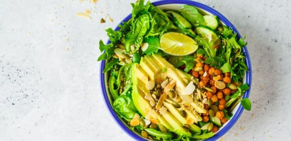 Vegan food in a bowl