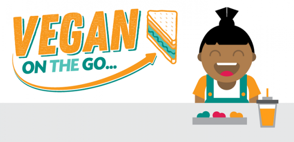 Vegan On The Go Vegan Society Campaign Banner