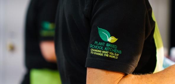 plant based food alliance logo on t shirt