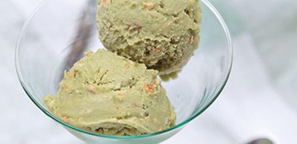 green tea hazelnut ice cream