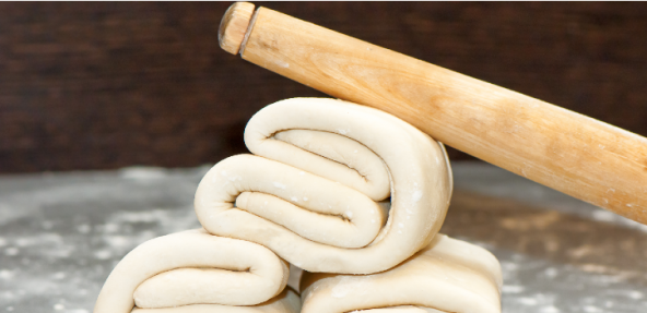 pastry and rolling pin