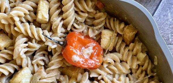 rasta pasta in a pot