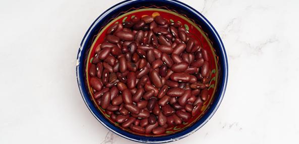 image of red kidney beans in a bowl