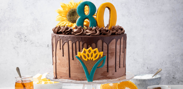 The Vegan Society 80th anniversary cake 