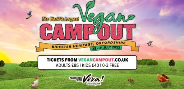 vegan campout graphic