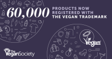 Vegan Trademark hits 60k with Smurtiff Kappa logo in purple