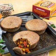 Clive's Pies Pack on a tray