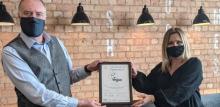 certificate handover to Peiminster