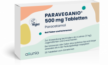 A box of paraveganio with Vegan Trademark logo 