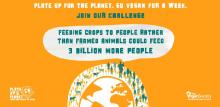 Plate Up  For The Planet Vegan Society Campaign Promotional Image