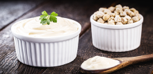 aquafaba in a bowl