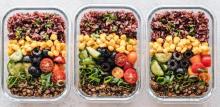photo of three meal prep dishes 