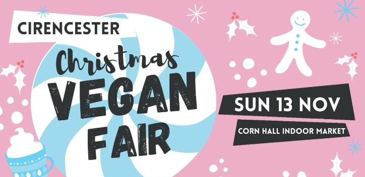 Cirencester Christmas vegan fair banner