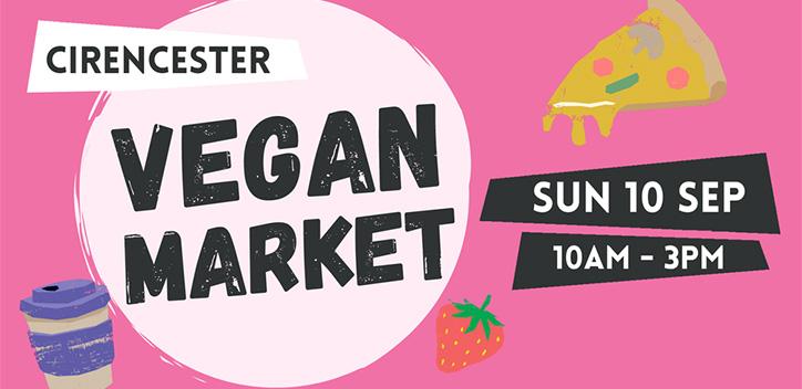 Cirencester vegan market graphic