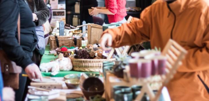 Clevedon market event photograph