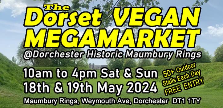 Dorset vegan megamarket graphic