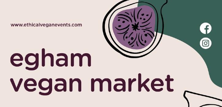 Egham vegan market banner